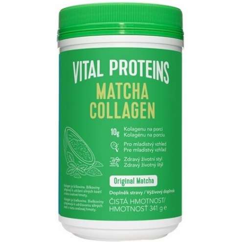 VITAL PROTEINS Коллаген гидролизованный с зеленым чаем Матча, 341 г.